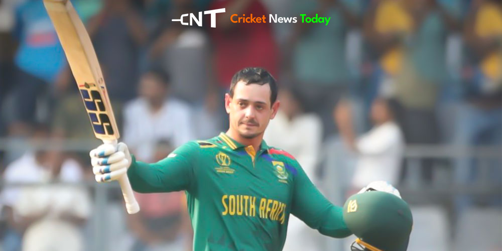 South African crickter Quinton De Kock